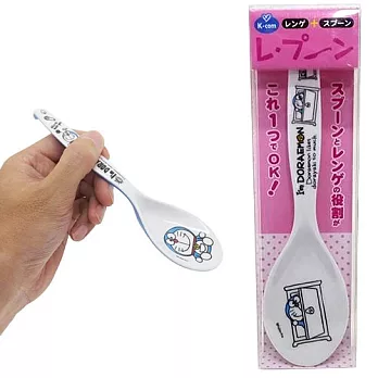 【日本進口正版】哆啦a夢 湯匙 餐具/環保餐具 小叮噹 DORAEMON -任意門款