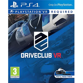 PS4 VR專用 駕駛俱樂部 VR-中英文合版