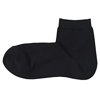 [MUJI無印良品]殘系直角襪/三雙組23~25cm深藍