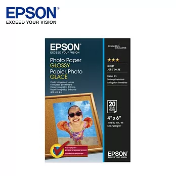 EPSON 愛普生 C13S042546 原廠4x6頂級柔光相紙(20張入)