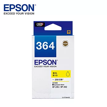 EPSON 愛普生 EPSON C13T364450 黃色墨水匣