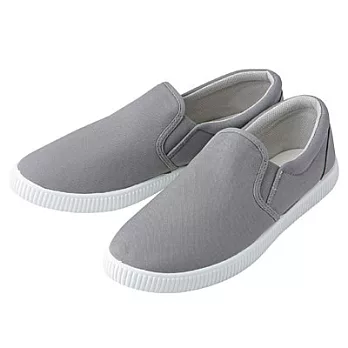 [MUJI無印良品]有機棉基本便鞋L26.5~27.0cm灰色