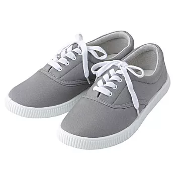 [MUJI無印良品]有機棉休閒鞋S22.5~23.0cm灰色