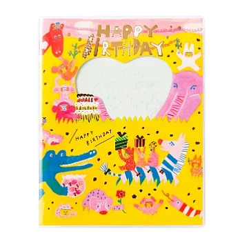 【AIUEO】剪貼式插繪相簿(大)_birthday animal