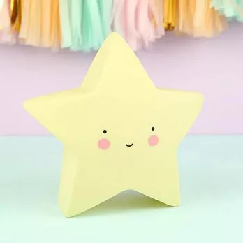 荷蘭｜a Little Lovely Company ❤北歐風 療癒星星夜燈-粉黃