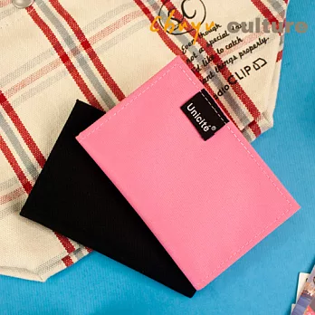 珠友 128K布質票卡夾/附吊環A粉