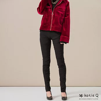 【KT】OL通勤窄管修飾褲(3色)-M-XL　M黑