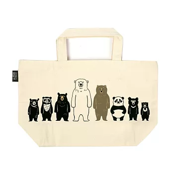 知音文創/來趣找黑熊托特包/世界八大熊