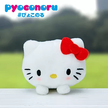 《Sanrio》HELLO KITTY pyoconoru 可愛大頭處處趴玩偶