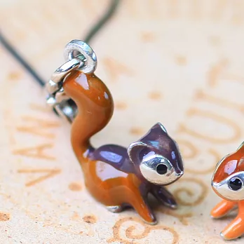 清邁LOYFAR琺瑯精工‧深咖啡小松鼠