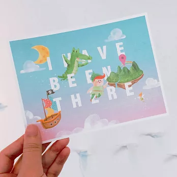 Dimanche 鋼筆可書寫之明信片-夢幻島