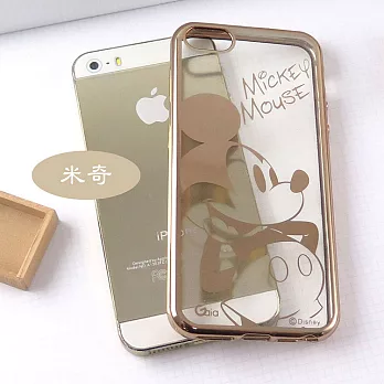 【Disney 】iPhone 6 /6s 時尚質感電鍍系列彩繪保護套-人物系列米奇