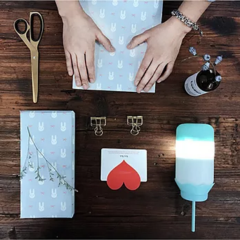 浪漫USB充電調光奶瓶夜燈(可手提)_薄荷綠