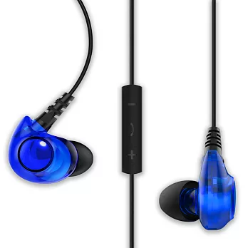 Astrotec/阿思翠 GX20入耳式監聽耳機 iPhone/android通用線控麥克風（藍色）
