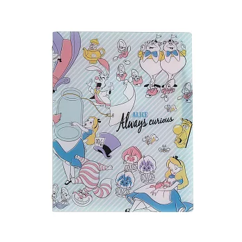 《sun-star》愛麗絲B5 26孔活頁夾(滿版斜紋)