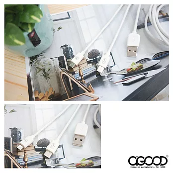 【A-GOOD】一分二Micro+Type-C傳輸充電線-1.5米