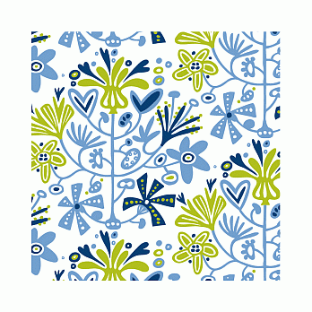 【日本mt和紙膠帶】x Bengt＆Lotta_黏貼/包裝和紙(小)_alma(藍)