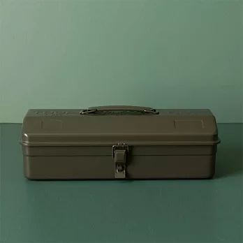 【Trusco】山型單層工具箱-墨綠