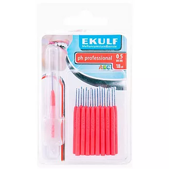 【瑞典Ekulf】0.5mm專業牙間刷18支入