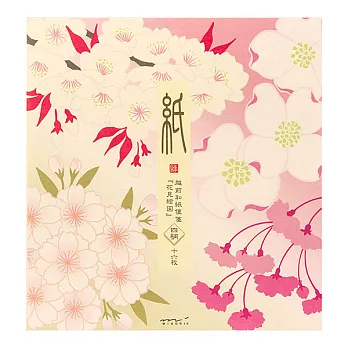 MIDORI JAPANWORKS日本名藝系列便箋(限定)-櫻花花見繪圖