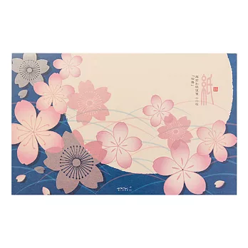 MIDORI JAPANWORKS日本名藝系列便箋(限定)-浮水印 櫻飛舞