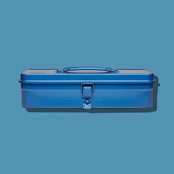 【Trusco】經典單層工具箱（中）鐵藍