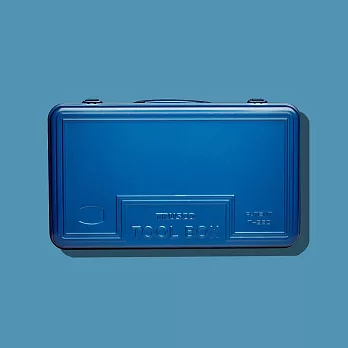 【Trusco】後備型工具箱（側提把）-鐵藍