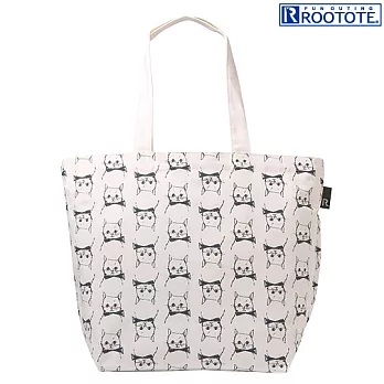 ROOTOTE 印花12盎司綿質購物袋-貓咪 (311306)