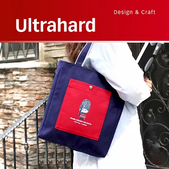 Ultrahard 月見兔A4肩背包系列- 小騎兵（大英藍）*新版