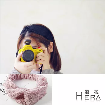 【Hera】赫拉 韓國唯美蕾絲彈性頭帶/髮帶-四色(粉色)
