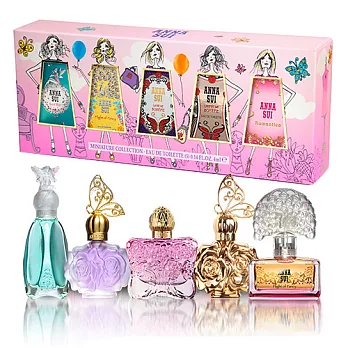 【Anna Sui 安娜蘇】時尚迷你小香禮盒(4.5ml*5入)