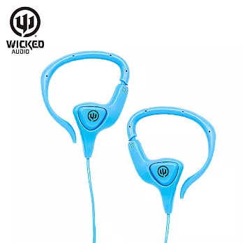 美國危客 Wicked Audio WI-3151 耳掛式線控耳機藍色