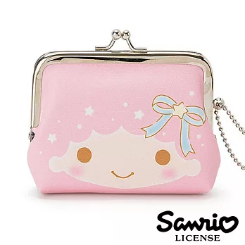 【日本進口正版】雙子星 KIKILALA 皮質 珠扣包/零錢包/卡片包 三麗鷗 Sanrio