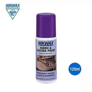NIKWAX 皮革及布料撥水劑 791《125ml》/ 皮革專用 維持防水、保持透氣性和紋理 / 英國原裝進口