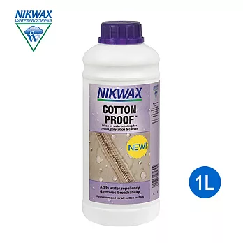 NIKWAX 棉質撥水劑 2H3 補充瓶《1L》/ Cotton Proof / 增加撥水性以及恢復透氣性 / 英國原裝進口