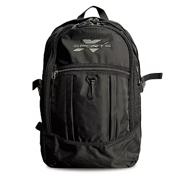 X-SPORTS 休閒商務型雙主袋多夾層後背包 (CG25208)黑