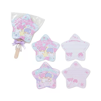 《Sanrio》雙星仙子繽紛糖果店系列棒棒糖造型便條紙(星星糖果)