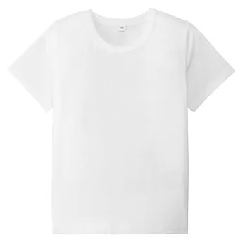 [MUJI無印良品]兒童有機棉每日兒童服短袖T恤110柔白