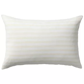 [MUJI無印良品]有機棉天竺粗紋枕套/100/柔白