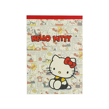 《Sanrio》HELLO KITTY復古系列A6便條紙(生活漫畫)