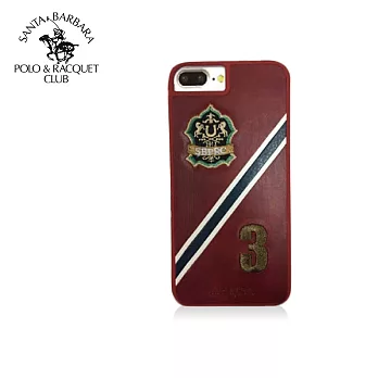 Polo iphone7 4.7Third 3D刺繡保護套紅