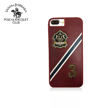 Polo iphone7 5.5Third 3D刺繡保護套紅