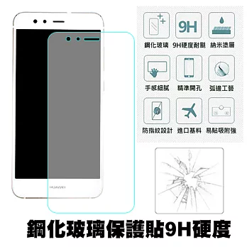 【Q&K】 HUAWEI 華為 P10 Lite (5.2吋) 9H鋼化玻璃貼 0.3mm疏水疏油高清抗指紋