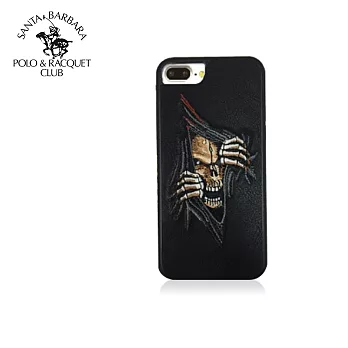 Polo iphone7 5.5Grunge 3D刺繡保護套紅骷顱