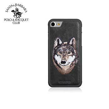 Polo iphone7 5.5Grunge 3D刺繡保護套狼