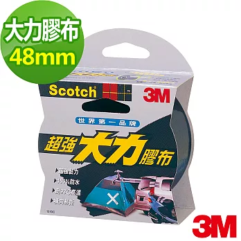 【3M】Scotch 超強大力膠布-黑色(131DC) 48mm x 9.14m
