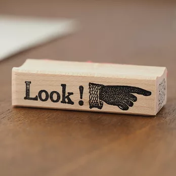 【100 Proof Press】美國復古素描印章_Look!