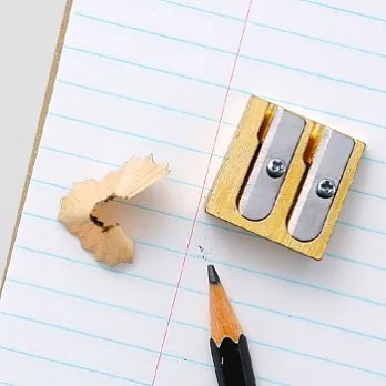 【HIGHTIDE】DUX_黃銅雙孔削筆器