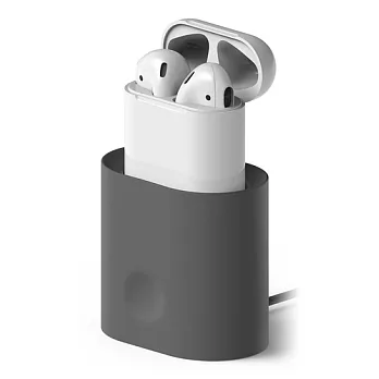 Elago Apple AirPods 充電盒立架充電座_灰