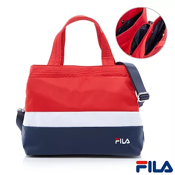 FILA三色漸層時尚手提側背包-BMQ-5103-RD-紅白藍